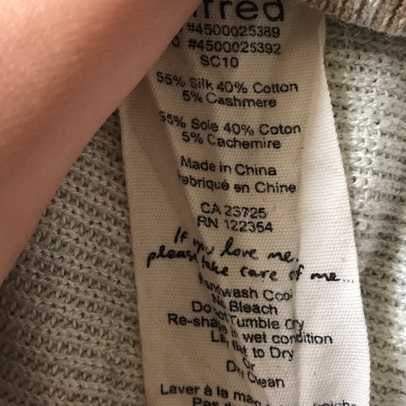 WILFRED BY ARITZIA Cream Spot Sweater XXS - Picture 7 of 7